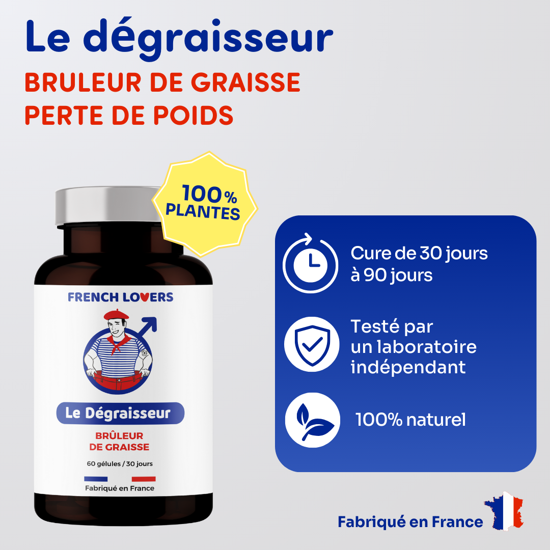 Le Dégraisseur – brûleur de graisse naturel et puissant pour hommes
