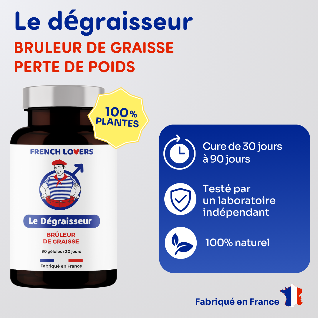 Le Dégraisseur – brûleur de graisse naturel et puissant pour hommes